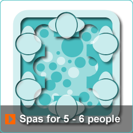 Algarve Hot Tub Spas for 5 to 6 people